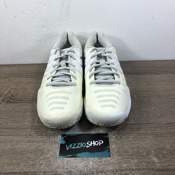 Asics GEL-Resolution 7 White Tennis Shoes Women's 8.5 E751Y - Picture 2 of 8